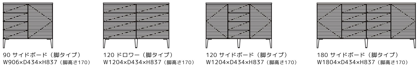 サイドボード リップル