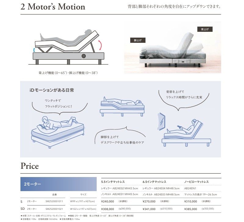 シモンズ iDモーション
